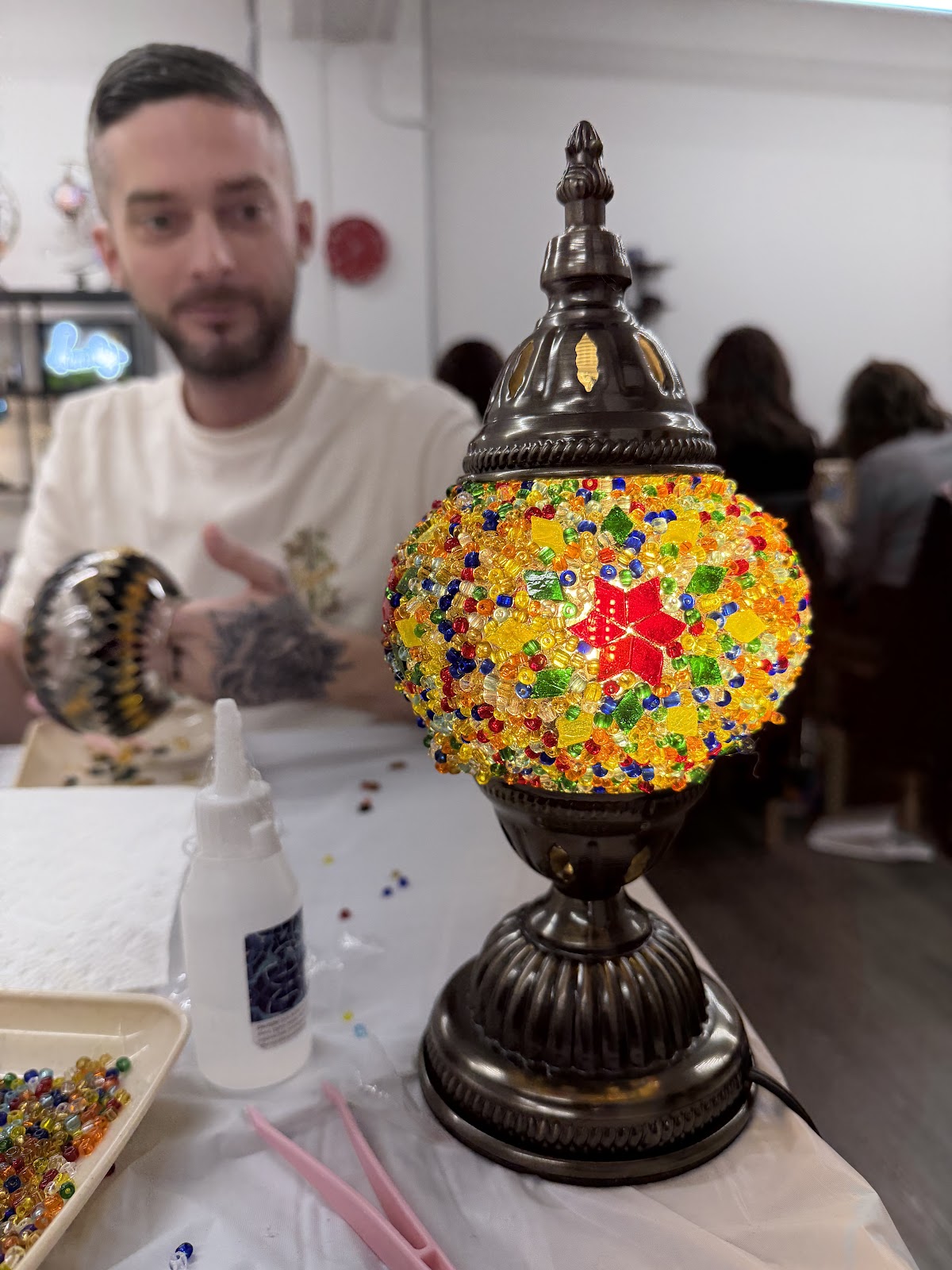 KraftStories Turkish Mosaic Lamp Workshops